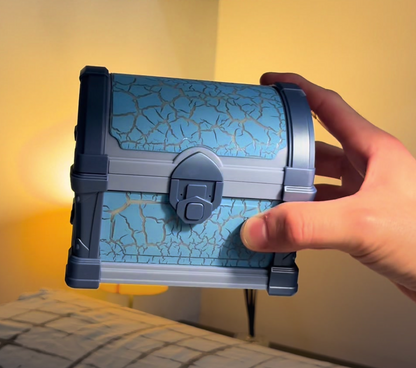 Magical Treasure Chest Night Light with Northern Lights Projector